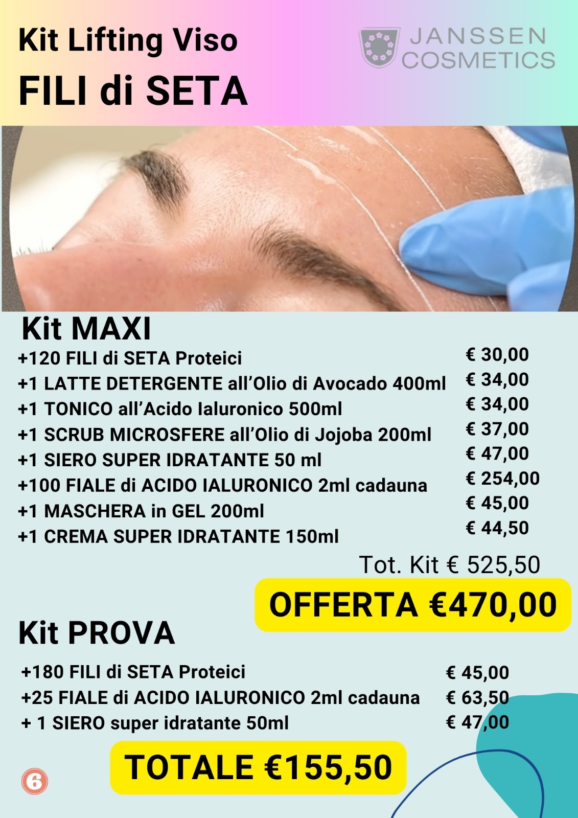 Kit Lifting Viso FILI di SETA